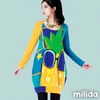 在飛比找蝦皮商城優惠-milida 圓領可愛鳳梨洋裝 MMRYGA010