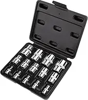 Amazon Basics E Torx Star Socket Set, 14-Piece