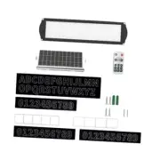 Solar Lighted House Address Number Plaque Sign Wall Mounted Decoration Practical
