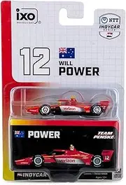IXO IND64005 2025 Will Power #12 Team Penske - 1:64 Scale Die-Cast Model Car with Collector Storage Box