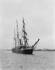 The 1933 Byrd Antarctic Expedition ship Bear of Oakland 1930s CBS RADIO PHOTO