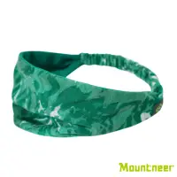 在飛比找momo購物網優惠-【Mountneer 山林】印花吸濕排汗頭帶-草綠 11H1