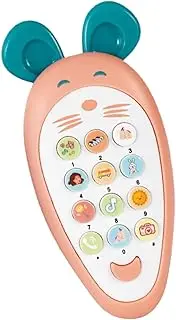 Baby Learning Phone Toy,Baby Cell Phone Toy with Music | Educational Sensory Puzzle with Cute Mice Design for Home, Children Aged 1-3, 1-3 Year Old