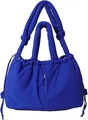 Extolove Puffer Backpack for Women, Puffer Tote Bag Lightweight Puffy Purse Large Puffy Drawstring Backpack