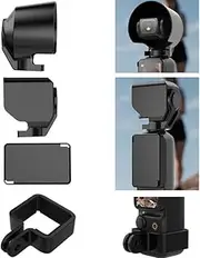 Coyktonty OSMO Pocket 3 Accessories 4 Set, Lens Hood+Lens Cap+Extended Bracket+Display Screen Protective Cover