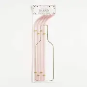 Creative Brands Slant Collections - 4-Count Acrylic Wine Bottle Straws