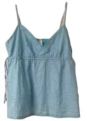 NWT, Aeropostale sleep wear top, light blue/white dotted circles, size S/P