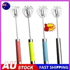 Easy Whisk Semi Automatic Stainless Whisks Hand Push Egg BeatPB Milk Whip Mixer