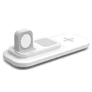 Philex 3In1 Phone/Watch/TWS Qi Wireless Charger Station (White)