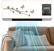 Wall Mounted Air Blower | Indoor Ductless Fan | Multipurpose Split Fan Remote Controlled for Living Room Sunroom Workshop Dorm Apartment Greenhouse Tent