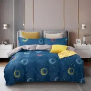 Fabric Fantastic Bubbles King Size Quilt/doona/duvet Cover Set