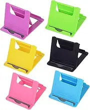 SHINEOFI 6pcs Mobile Phone Tablet Holder Phone Stand Table Phone Holder Mobile Phone Holder Desktop Cellphone Holder Mobile Phone Bracket Phone Tablet Stand Phone Holder Stand Abs