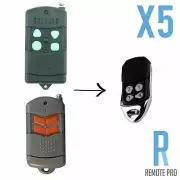 5 x Nu-Tech/Nutech Garage/Gate Remote Control Replacement