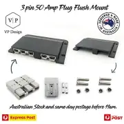 SB50 Double, 2 pin and 3 pin Anderson Plug Surface Mount Cover, Bolts Included