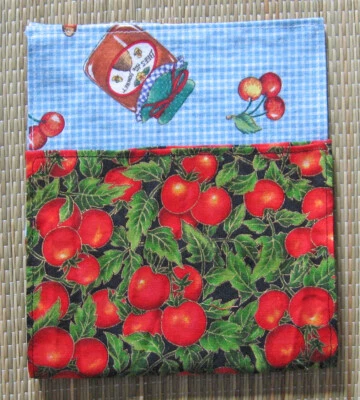Fiddle/Violin/Viola/ Cleaning Cloth Set of 2/Handcrafted/Jam/Tomato Print