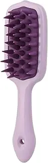 Silicone Scalp Massager Brush - Multi-Color Shower Shampoo Brush for Hair Growth & Detangling (Purple)