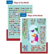 Studymate Double-sided World Flags Wall Chart