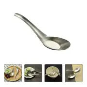 Spoon Gold Spoons Soup Silverware Ramen Serving Utensils Cutlery