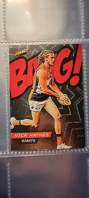 2021 SELECT FOOTY STARS - BANG! - NICK HAYNES #050 OF 210 GWS GIANTS
