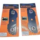 2-Black & Decker 7.5 In Heavy Duty Edger Blade Hardened Steel Edge Hog EB-007