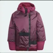 Adidas COLD.RDY Down Jacket Burgundy Womens Size Large HyperDRY FT2458 New $400