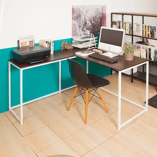 【JL精品工坊】簡約生活L型工作桌(二色任選)電腦桌/立鏡/書桌/辦公桌/工作桌