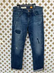 Anthropologie Pilcro and The Letterpress Hyphen Womens Patchwork Jeans 28