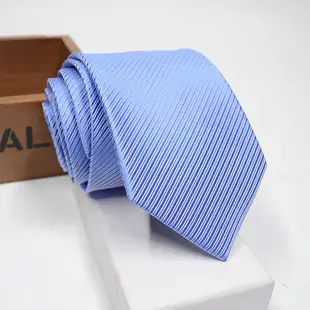 拉福 領帶窄版領帶8cm防水領帶拉鍊領帶(兒童天藍)