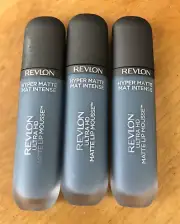 3 Revlon Ultra HD Matte Lip Mousse Lipstick #835 Blue Oasis