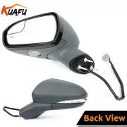 Power Mirror Cover For Ford Fusion 2013-2016 Manual Fold Paintable Left Driver
