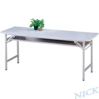 在飛比找PChome24h購物優惠-【NICK】180×90折疊式會議桌(二色可選)