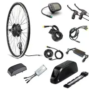 36V 29" Electric Bike Conversion EBike Kit 350W Rear Wheel Motor 18AH Battery