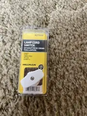 Hillman Lamp Cord Switch 427668 - White