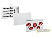 Bontrager Velocis MIPS Trek-Segafredo Black Red Decal Sticker set Cycling Helmet