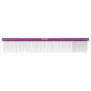 Shear Magic Aluminium Comb 250mm Round Handle, Medium Teeth Dog Pet Grooming
