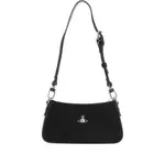 [Vivienne Westwood] Vivienne Westwood Tasha Leather Shoulder Bag ONE SIZE BLACK