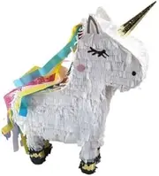 Unicorn Kids Pinata Birthday Party Hanging Decoration Fun Game White Party Activities