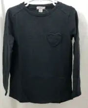 Girl's J Crew Crew Cuts Heart Pocket T Shirt 4 - 5 NWT
