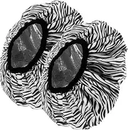 DRESSOOS 2Pcs Tin Foil Hair Conditioning Caps Non Electric Self Heating Shower Caps for Long Hair Protection Reduces Heat Damage Static Electricity