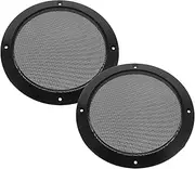 Alipis 2pcs Car Speaker Guard Cover Durable Loudspeaker Grille Mesh for Audio Protection Aesthetic Enhancement Easy Installation Accessory for Car Audio Upgrades