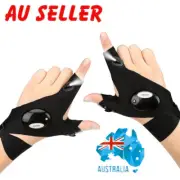 Finger Glove with LED Light Flashlight Gloves Outdoor Gear Night Fishing DS