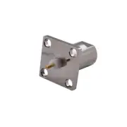 FME Male Plug 4 Hole Panel Mount Straight RF Connector For Mobile Application