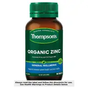 Thompsons Organic Zinc 180 Tablets