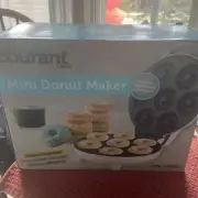Courant Mini Donut Maker NIB WHITE