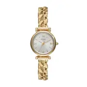 Fossil Carlie Three-Hand Gold-Tone Stainless Steel Watch ES5329