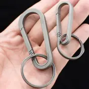 Titanium Alloy Climbing Carabiner Key Chain Clips Hook Buckle Keychain Tool New