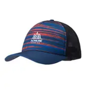 Men Women Sports Adjustable Sun Visor Baseball Cap Trucker Hat Mesh Back For Running Hiking Marathon Trail Blue red_Free size