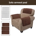 Sofa Armrest Covers with 8 Pockets Non Slip Sofa Headrest Cover Waterproof RoHxc