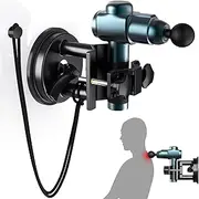 Hand-Free Massage Gun Mount, Strong Vacuum Suction Cups Holder for Self Massage, Back and Muscle Massage (Black)