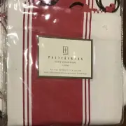 POTTERY BARN CADIZ STRIPE DRAPE RING TOP CONSTRUCTION 44”x 63” (1 PANEL)